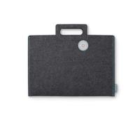 Missouri Star Felt Carry Case for 12" x 18" Cutting Mat - Portable Felt Storage Bag with Heat-Resistant Pressing Mat, Magnetic Closure, Woven Tag - Cutting Mat Not Included