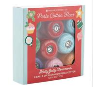 Missouri Star Holly Jolly Ornaments Perle Cotton Floss Pack - Premium Embroidery Thread Set for Hand Stitching, Appliqué & Holiday Quilting Projects