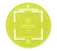 Missouri Star Quilt Circle Template, 5” | Round Acrylic Circle Ruler for Quilting Charm Packs and Precut Fabric Squares | Essential Quilt Supplies for Cutting Patterns and Sewing, Green, BUND202
