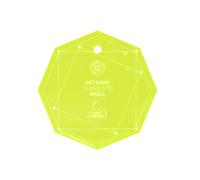 Missouri Star Quilt Template Octagon, 5” - Acrylic Ruler for Quilting Charm Packs and Precut Fabric Squares - Essential Quilt Supplies for Cutting Patterns and Patchwork