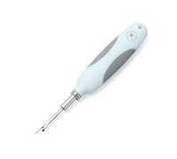 Missouri Star Seam Ripper - Heavy Duty Stitch and Hem Remover Tool with Blade Cover - Ergonomic Sewing and Quilting Essential for Cutting Thread, Light Blue & Gray