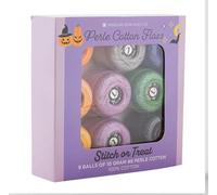 Missouri Star Stitch-or-Treat Perle Cotton Floss Pack - 9 Vibrant #8 Perle Cotton Embroidery Thread Balls for Halloween Quilting, Hand Stitching & Peel & Stitch Projects