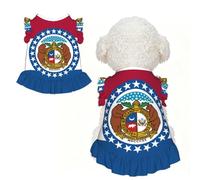 Missouri State Flag S Pet Apparel for Small Dogs-Cute Summer Outfit for Puppy, Soft Breathable Pet Clothes for Cat