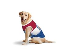 Missouri State Flag Soft Cotton T-Shirt Vest For Large Dogs, Print Pet Clothes Breathable Pet Pullover Tee Sleeveless Sweatshirt (3xl-5xl)