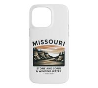 Missouri Stone and Song & Winding Water Vintage Landscape Case for iPhone 14 Pro Max