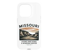 Missouri Stone and Song & Winding Water Vintage Landscape Case for iPhone 15 Pro