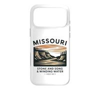 Missouri Stone and Song & Winding Water Vintage Landscape Case for iPhone 17 Pro Max