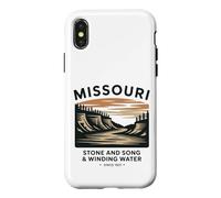 Missouri Stone and Song & Winding Water Vintage Landscape Case for iPhone X/XS