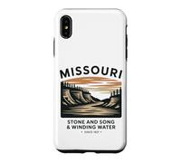Missouri Stone and Song & Winding Water Vintage Landscape Case for iPhone XS Max