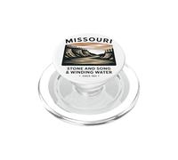Missouri Stone and Song & Winding Water Vintage Landscape PopSockets PopGrip for MagSafe