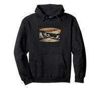 Missouri Stone and Song & Winding Water Vintage Landscape Pullover Hoodie