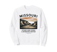 Missouri Stone and Song & Winding Water Vintage Landscape Sweatshirt