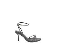 MissPap Women's Faux Leather Strappy High Stiletto Heel Sandals in Black | Size: 5 MissPap Black 5