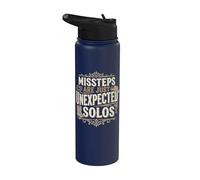 Missteps are Just Unexpected Solos Line Dance Country Music Stainless Steel Insulated Water Bottle