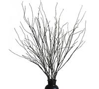 MISSWARM 10 PCS Artificial Twigs Curly Willow Branches, 30.7 Inches Lifelike Bendable Artificial Branch Flower Dried Stems for Home Decoration