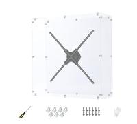 Missyou 3D Hologram Fan Cover, 23.6 x 23.6 x 7.9 inch, Acrylic Protective Shield for 22 inch Holographic Compartments, Dustproof and Scratch Resistant Screen Protector for Home, Exhibition and