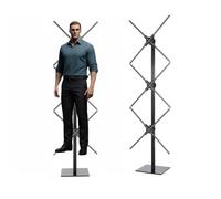 Missyou 3D Hologram Fan Splicing Display, 3 x 56cm Holographic Projectors