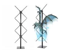 Missyou 3D Hologram Fan Splicing Mount Bracket Aluminum Stand For Multi Fan Video Wall Compatible With 22 25 27 Inch LED Display Easy Install For Retail Trade Show Store Event