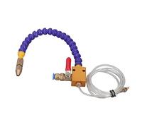 Mist Coolant Lubrication Spray System Kit, Air - Cooled Metal Cutting Cooling System with Adjustable Atomizer, for CNC Lathe Milling Drill Engraving Power Tools