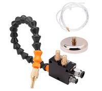 Mist Coolant Spray System, Adjustable Coolant Sprayer, Pneumatic Cutting Fluid Sprayer for CNC Lathe, Milling and Drill Machine(Black BVP-3000 with Magnetic Holder)