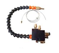 Mist coolant system with magnet base, CNC lubricated spray pump mini mill for metal nozzle lathe hose keeping cutting tool cooling YS-BPV-3000 magnet basic black tube 1pc