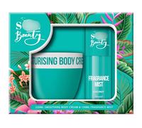 Mist & Cream Set 2pk - Coconut - This Body Set Includes an Irresistible Fragrance Mist That Will Leave You Feeling Fresh and Irresistible, Alongside a Smooth and Hydrating Body Cream