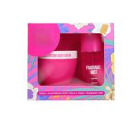 Mist & Cream Set 2pk - Feel Confident And Glowing - A Great Gift For Someone Special - Includes: Body Cream, Fragrance Mist (Guava)
