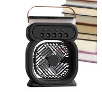 Mist Fan, Portable Fan with Mist, Cooling Desk Fan Mister Portable - USB Quiet USB Air Cooler Humidifier with 3 Speed, Cool Gadgets for