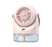 Mist Fan - Portable Water Cooler, Rechargeable Cooling Device, Mini Air Mister | Personal Travel Cooling Fan, Outdoor Camping Coolings for Beach Picnic Hiking Trip Use, Lightweight Summer Refresh