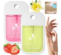 Mist Hydrating Hand Sanit-izer Spray for Adults,Cleanses Your Hands,Hand Sanit-iser Travel,Hand Sanit-iser Mini,Small Hand Sanit-iser,Mini Travel Essentials,Multi-Flavor,Hand Spray,Strawberry+Vanilla