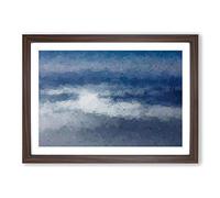 Mist of Time in Abstract Framed Print | A2 Walnut Framed Wall Art | Ready to Hang | Abstract Fantasy Picture | Living Room Bedroom Lounge Office