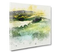Mist Over Da Lat in Vietnam Canvas Print | Gallery Wrapped 30mm Frame Wall Art | 20x20 inches | Ready to Hang | Modern Picture | Living Room Bedroom Lounge Office
