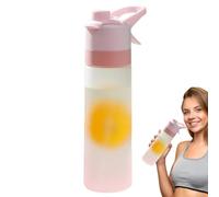 Mist Water Bottle, 650ml Spray And Water Bottle, Sports Waters Bottles With Spray Mist, Portable Sprays Waters Bottles For Kids, Reusable Wate-r Bottl-e For Gym, Running, Cycling, Workout, Outdoor