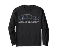 Mistake Architect Car Chassis Blueprint Automotive Long Sleeve T-Shirt