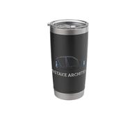 Mistake Architect Car Chassis Blueprint Automotive Stainless Steel Insulated Tumbler
