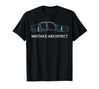 Mistake Architect Car Chassis Blueprint Automotive T-Shirt