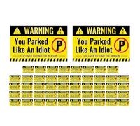 Mistake Parking Cards | 50 Pieces Funny Parking Warning Set - With Multiple Violation Reasons and Funny for Motorists