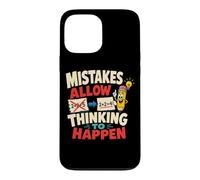 Mistakes Allow Thinking Funny Pencil Math Teacher Case for iPhone 13 Pro Max