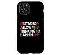 Mistakes Allow Thinking to Happen Funny Math Teacher Case for iPhone 11 Pro