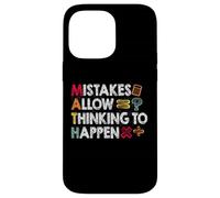 Mistakes Allow Thinking to Happen Funny Math Teacher Case for iPhone 14 Pro Max