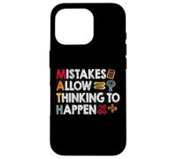 Mistakes Allow Thinking to Happen Funny Math Teacher Case for iPhone 16 Pro