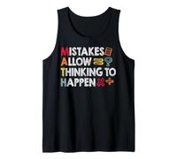 Mistakes Allow Thinking to Happen Funny Math Teacher Tank Top