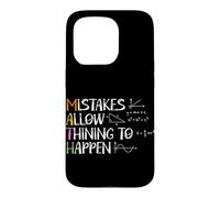 Mistakes Allow Thinking To Happen Math Teacher Mathematician Case for iPhone 15 Pro