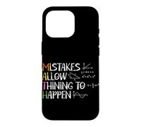 Mistakes Allow Thinking To Happen Math Teacher Mathematician Case for iPhone 16 Pro