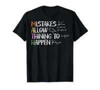 Mistakes Allow Thinking to Happen Math Teacher Mathematician T-Shirt