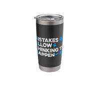 Mistakes Allow Thinking to Happen Math Teacher Teaching Stainless Steel Insulated Tumbler