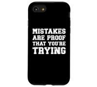 Mistakes Are Proof That You're Trying Growth Mindset Vintage Case for iPhone SE (2020) / 7/8