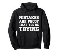 Mistakes Are Proof That You're Trying Growth Mindset Vintage Pullover Hoodie