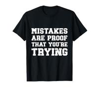 Mistakes are Proof That You're Trying Growth Mindset Vintage T-Shirt