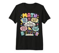 Mistakes Help You Grow Math Teacher Back to School Classroom Premium T-Shirt